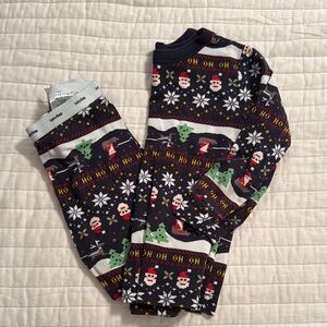 Festive Kids Pajamas - Navy